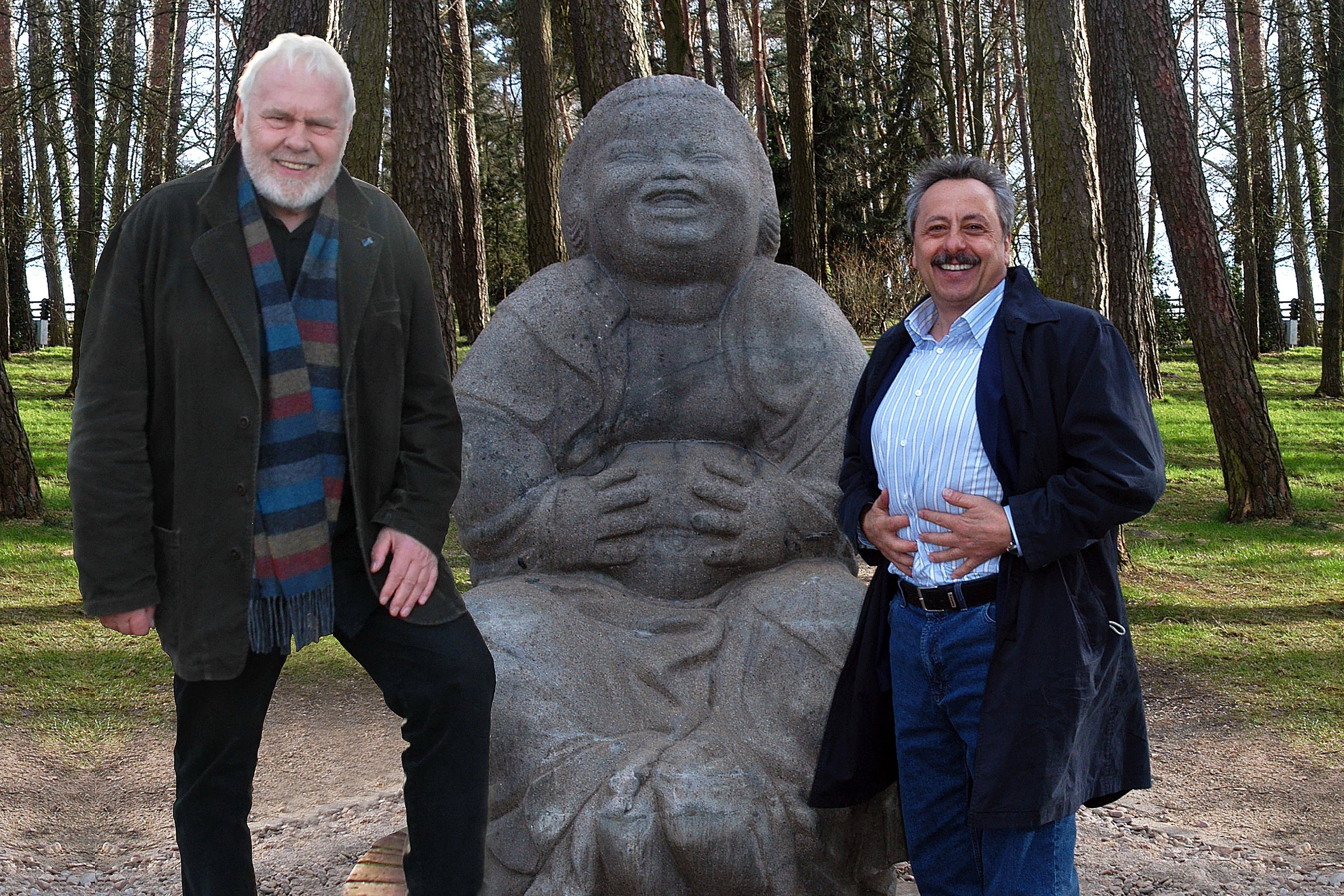 Gunther Emmerlich und Wolfgang Stumph in Worpswede 2015