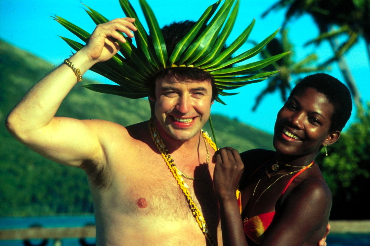 Tony Marshall auf Bora-Bora in der Südsee am 1.7.1978