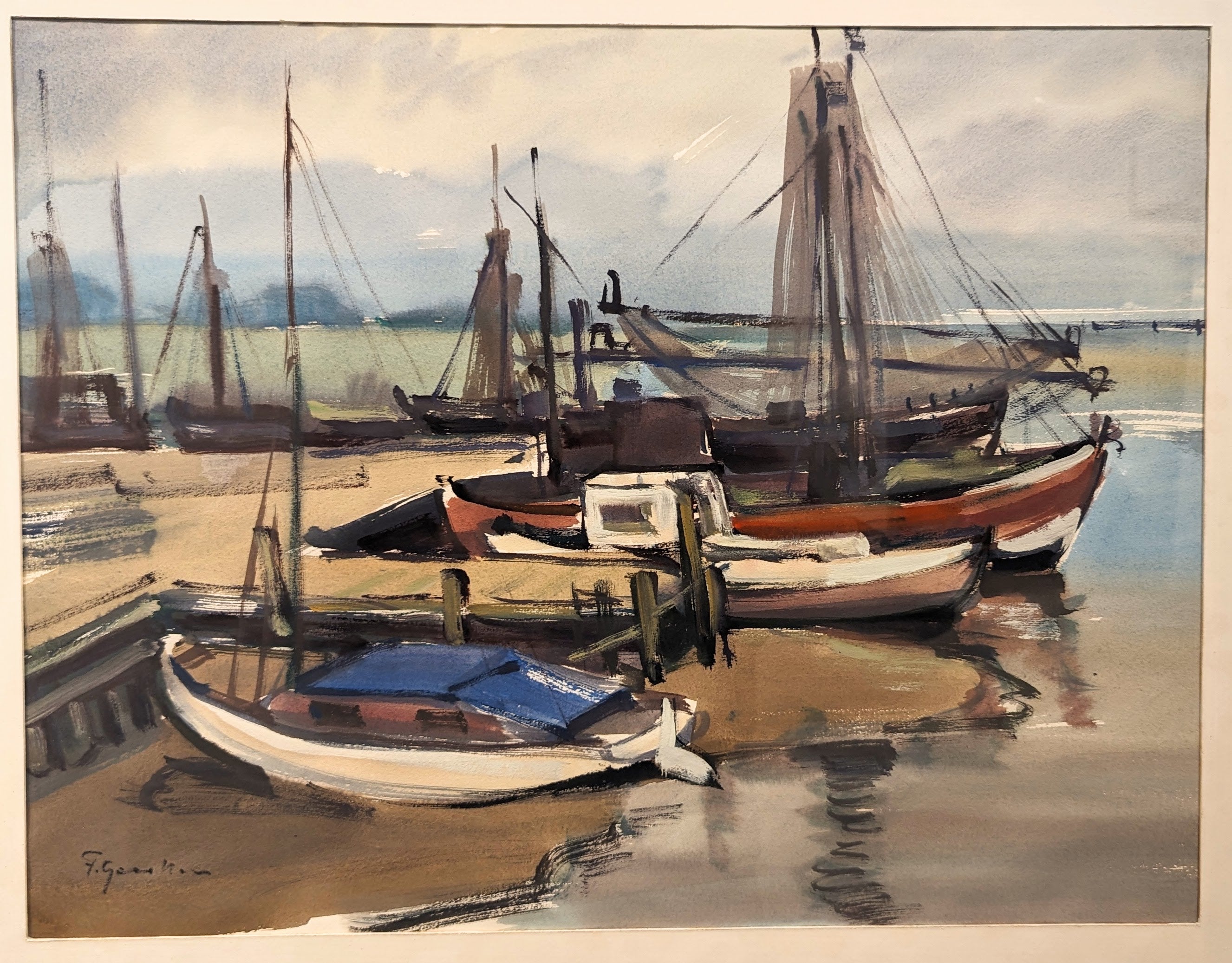 Kutter am Liegeplatz