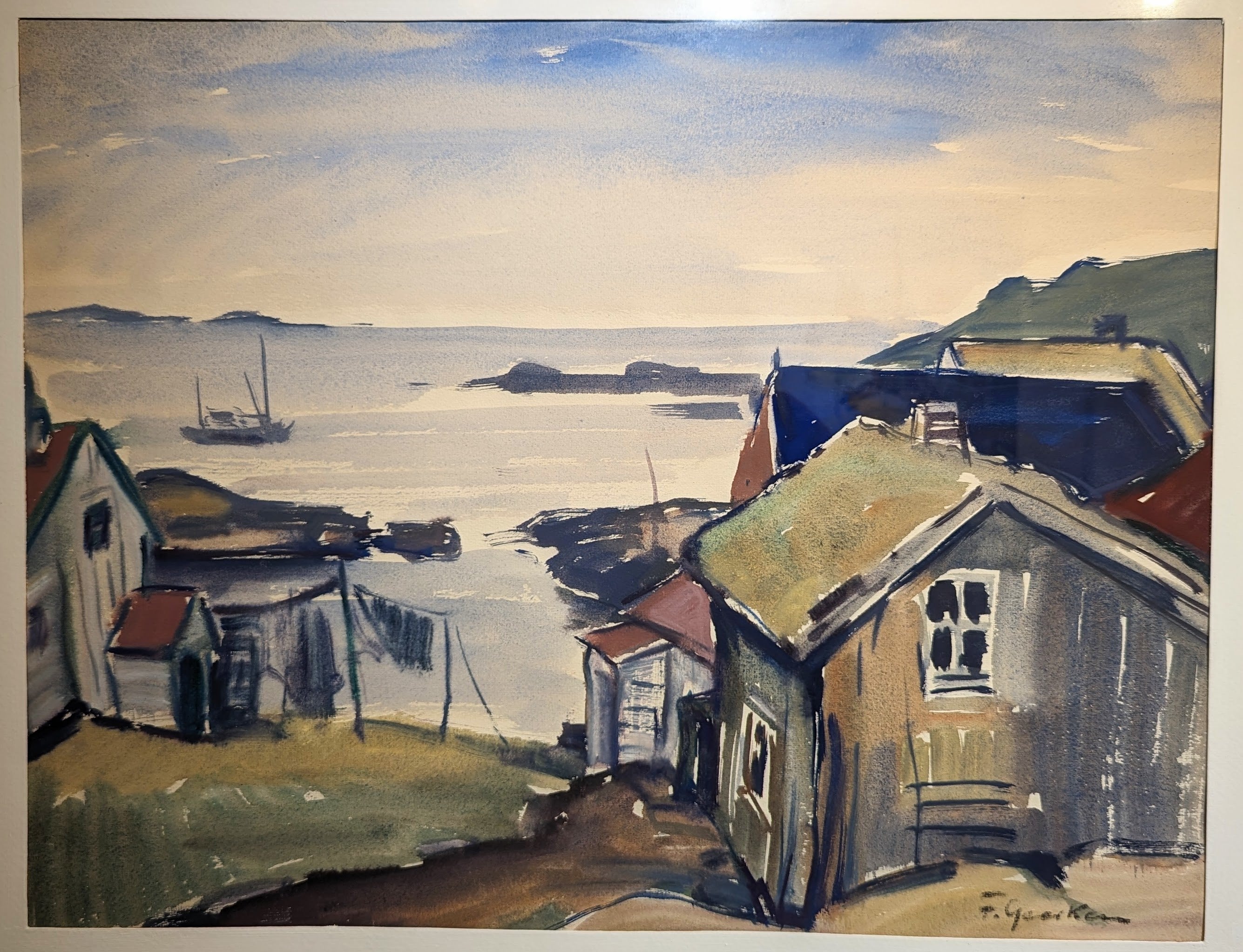 Fischerhäuser in Norwegen